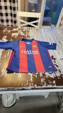 Nike 2016-17 FC Barcelona Home Lionel Messi #10 Jersey Kids